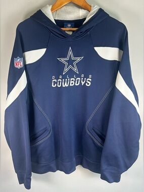 Dallas Cowboys NFL Momentum Sideline Kickoff Mens Hoodie Sweater Size L Reebok